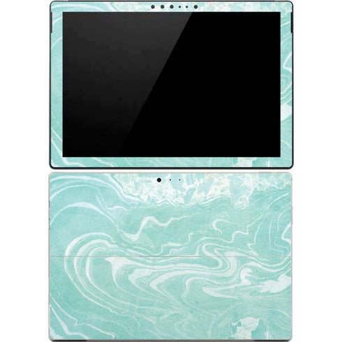 Mint Marbling Surface Pro 4 Skin
