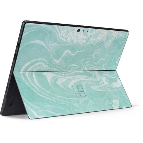 Mint Marbling Surface Pro 6 Skin