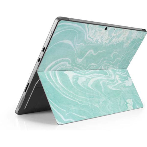 Mint Marbling Surface Pro 8 Skin