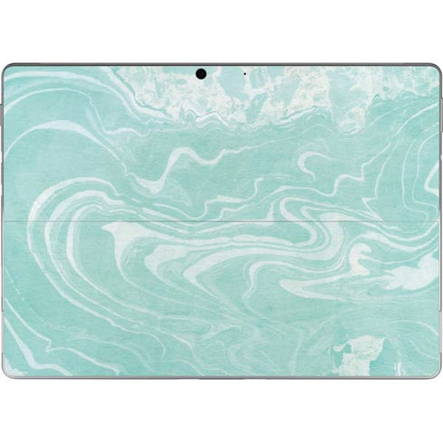 Mint Marbling Surface Pro 9 Skin