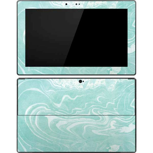 Mint Marbling Surface Pro Tablet Skin