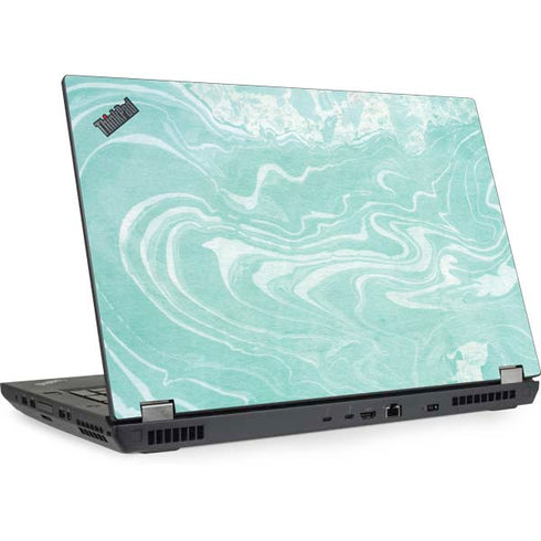 Mint Marbling Lenovo ThinkPad Skin
