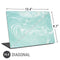 Mint Marbling Universal Laptop 16.6in (13.4 x 9.7in) Skin