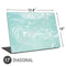 Mint Marbling Universal Laptop 17in (13.8 x 10in) Skin