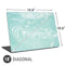 Mint Marbling Universal Laptop 18in (14.6 x 10.6in) Skin
