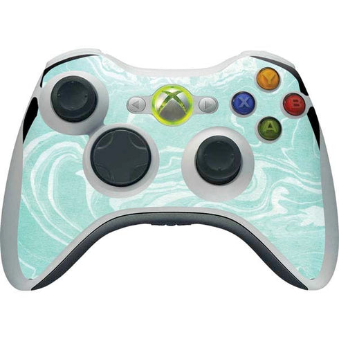 Mint Marbling Xbox 360 Wireless Controller Skin