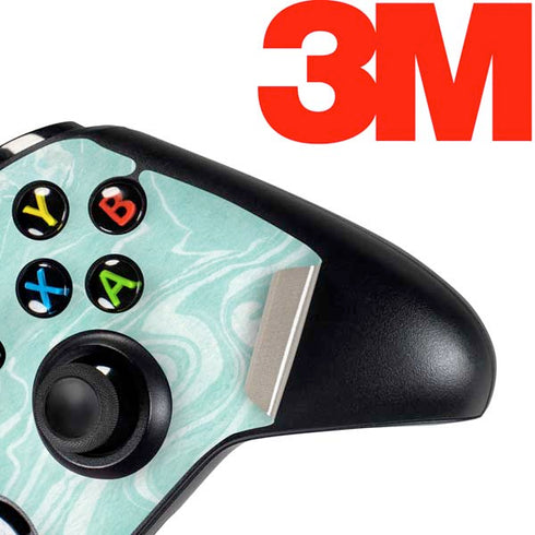 Mint Marbling Xbox One Controller Skin