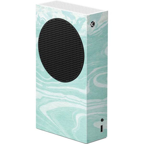 Mint Marbling Xbox Series S Console Skin