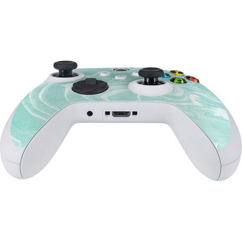 Mint Marbling Xbox Series S Controller Skin