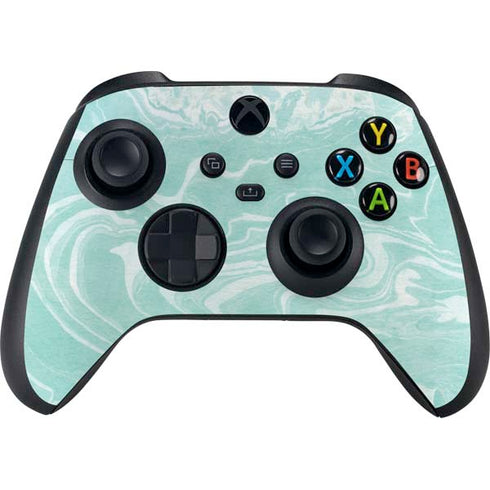 Mint Marbling Xbox Series X Bundle Skin