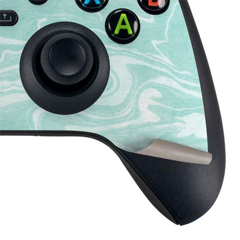 Mint Marbling Xbox Series X Controller Skin