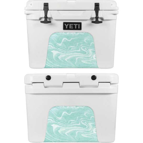 Mint Marbling YETI Tundra 35 Hard Cooler Skin
