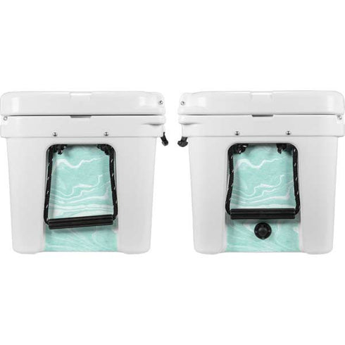 Mint Marbling YETI Tundra 35 Hard Cooler Skin
