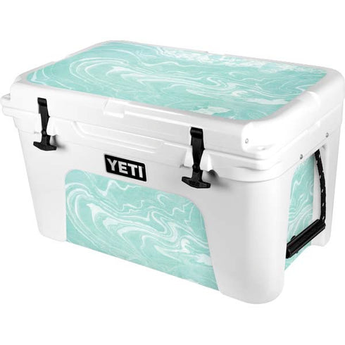 Mint Marbling YETI Tundra 45 Hard Cooler Skin