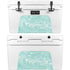 Mint Marbling YETI Tundra 45 Hard Cooler Skin