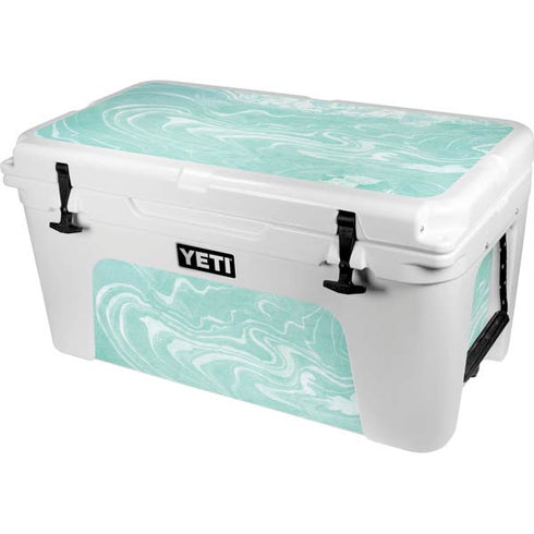 Mint Marbling YETI Tundra 65 Hard Cooler Skin