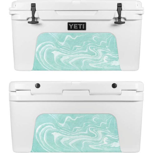 Mint Marbling YETI Tundra 65 Hard Cooler Skin