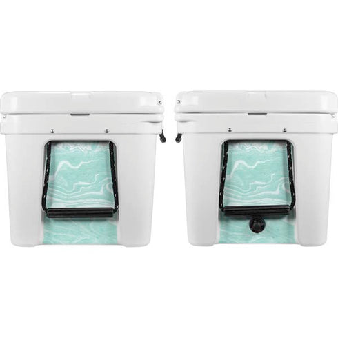 Mint Marbling YETI Tundra 65 Hard Cooler Skin