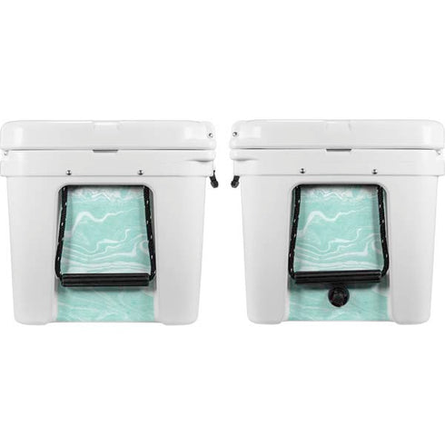 Mint Marbling YETI Tundra 75 Hard Cooler Skin