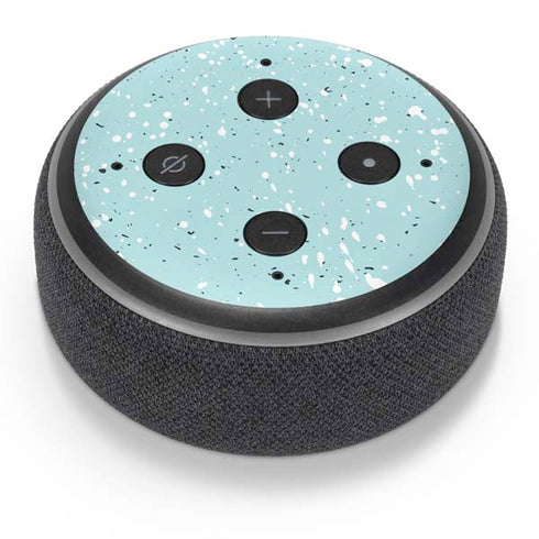 Mint Speckled Amazon Echo Dot Skin