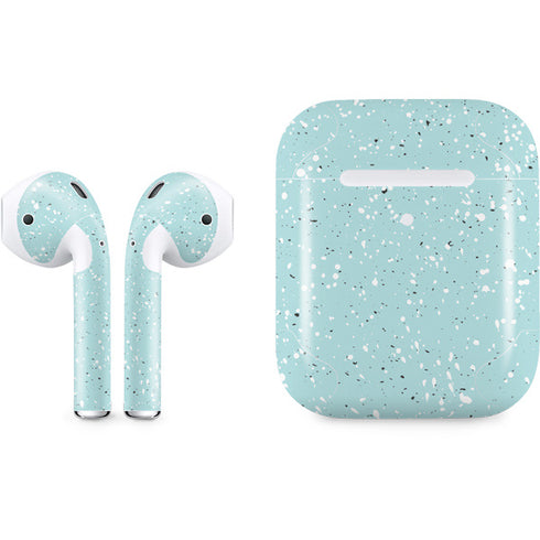 Mint Speckled Apple AirPods 2 Skin