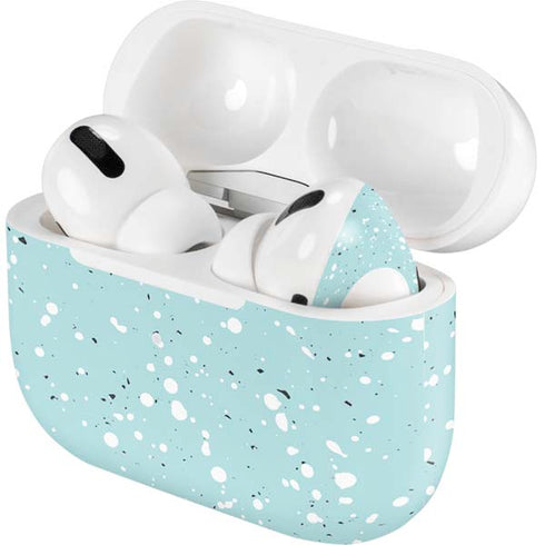 Mint Speckled Apple AirPods Pro Skin