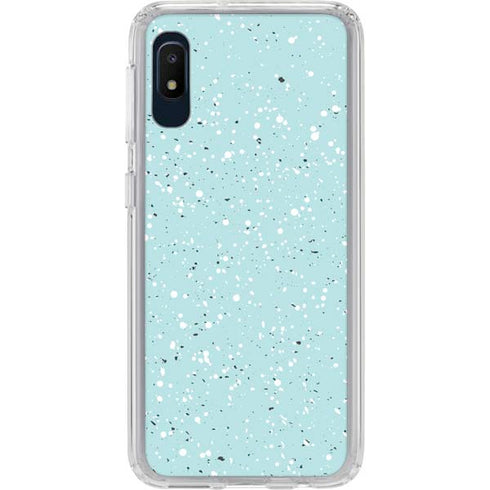 Mint Speckled Galaxy A10e Clear Case