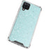 Mint Speckled Galaxy A12 Clear Case