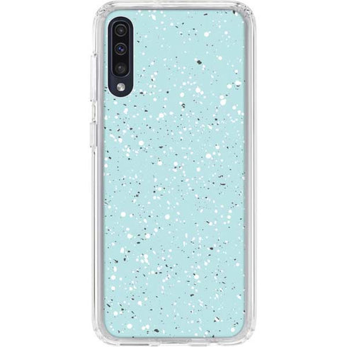 Mint Speckled Galaxy A50 Clear Case