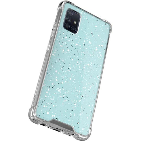 Mint Speckled Galaxy A51 5G Clear Case