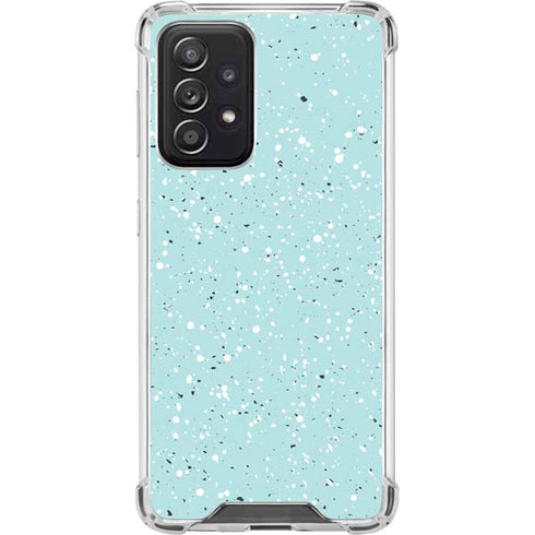 Mint Speckled Galaxy A52 5G Clear Case
