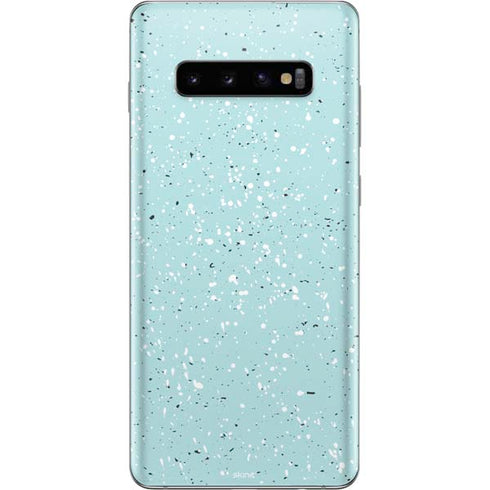 Mint Speckled Galaxy S10 Plus Skin
