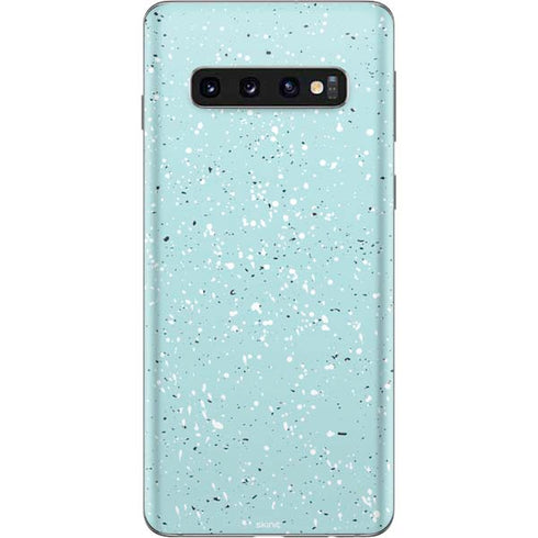 Mint Speckled Galaxy S10 Skin