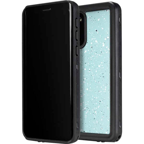 Mint Speckled Galaxy S20 Waterproof Case