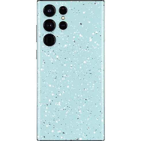 Mint Speckled Galaxy S22 Ultra Skin