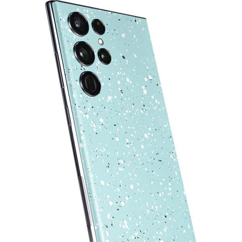 Mint Speckled Galaxy S22 Ultra Skin