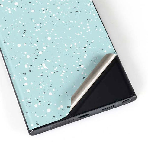 Mint Speckled Galaxy S22 Ultra Skin