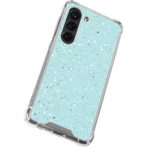 Mint Speckled Galaxy S23 Clear Case