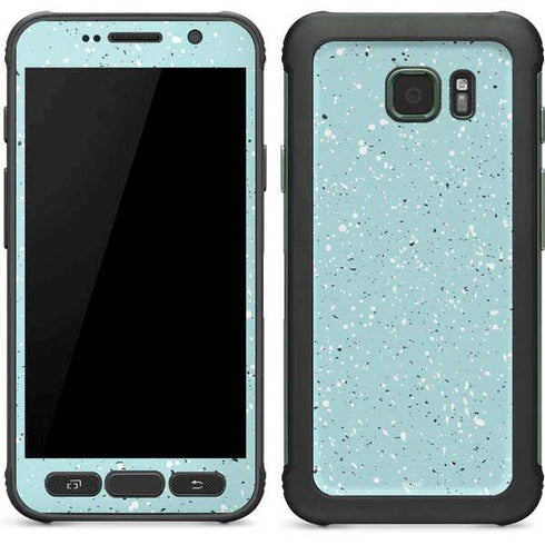Mint Speckled Galaxy S7 Active Skin