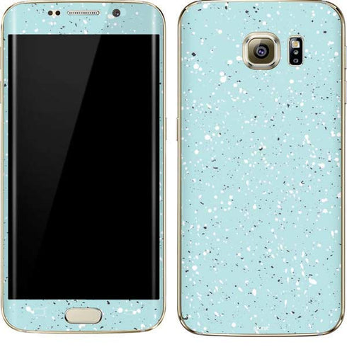 Mint Speckled Galaxy S7 Edge Skin