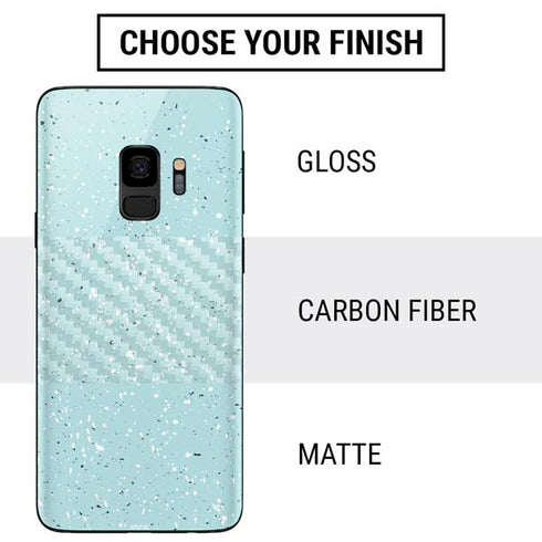 Mint Speckled Galaxy S9 Skin