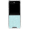 Mint Speckled Galaxy Z Flip5 5G Clear Case