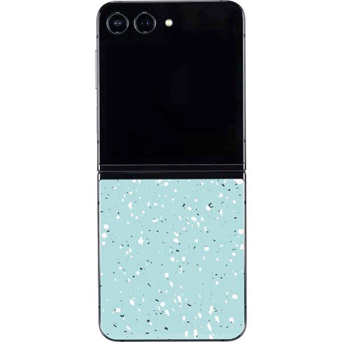 Mint Speckled Galaxy Z Flip5 5G Skin