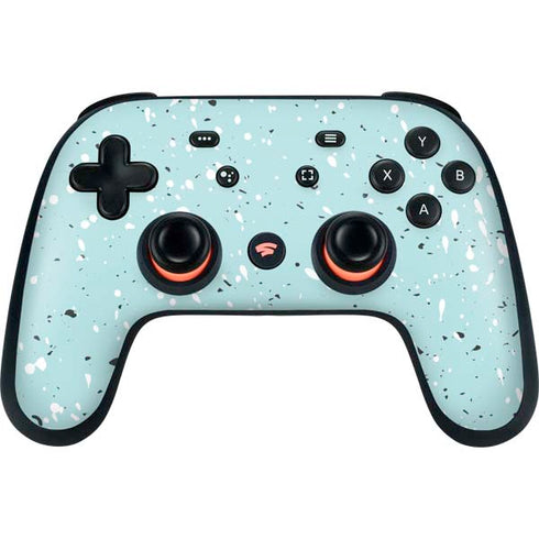 Mint Speckled Google Stadia Controller Skin