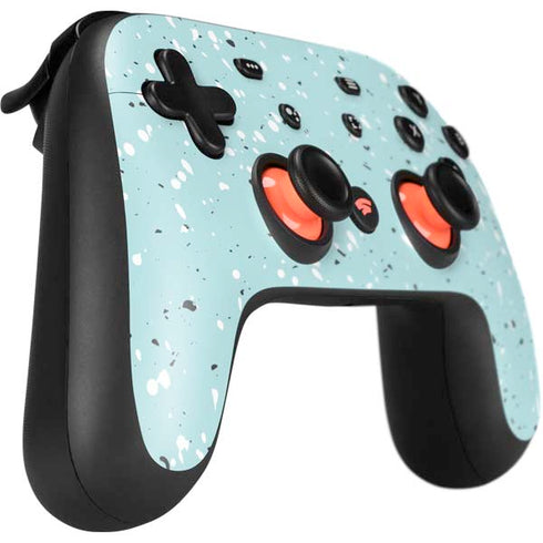 Mint Speckled Google Stadia Controller Skin