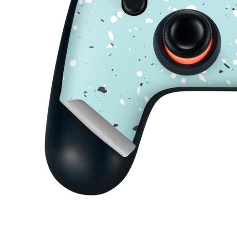 Mint Speckled Google Stadia Controller Skin