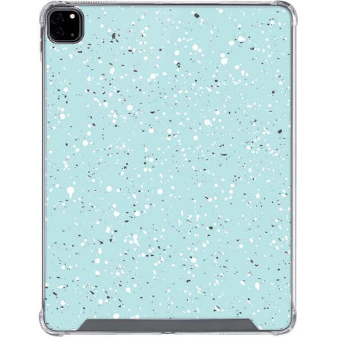 Mint Speckled iPad Pro 12.9in (2020) Clear Case