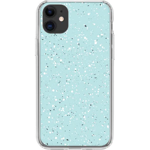 Mint Speckled iPhone 11 Clear Case