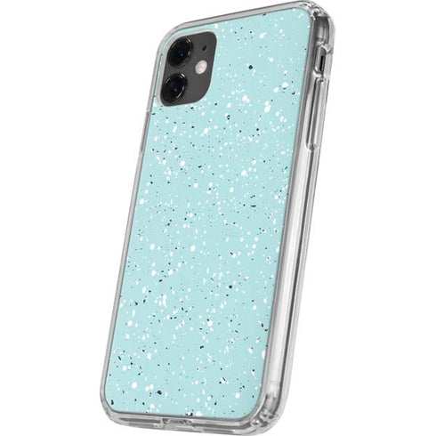 Mint Speckled iPhone 11 Clear Case