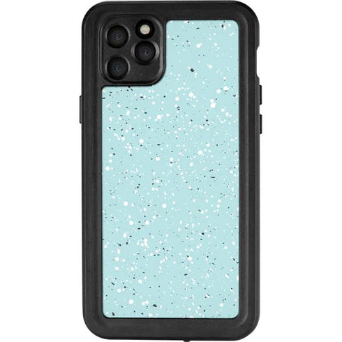 Mint Speckled iPhone 11 Pro Max Waterproof Case